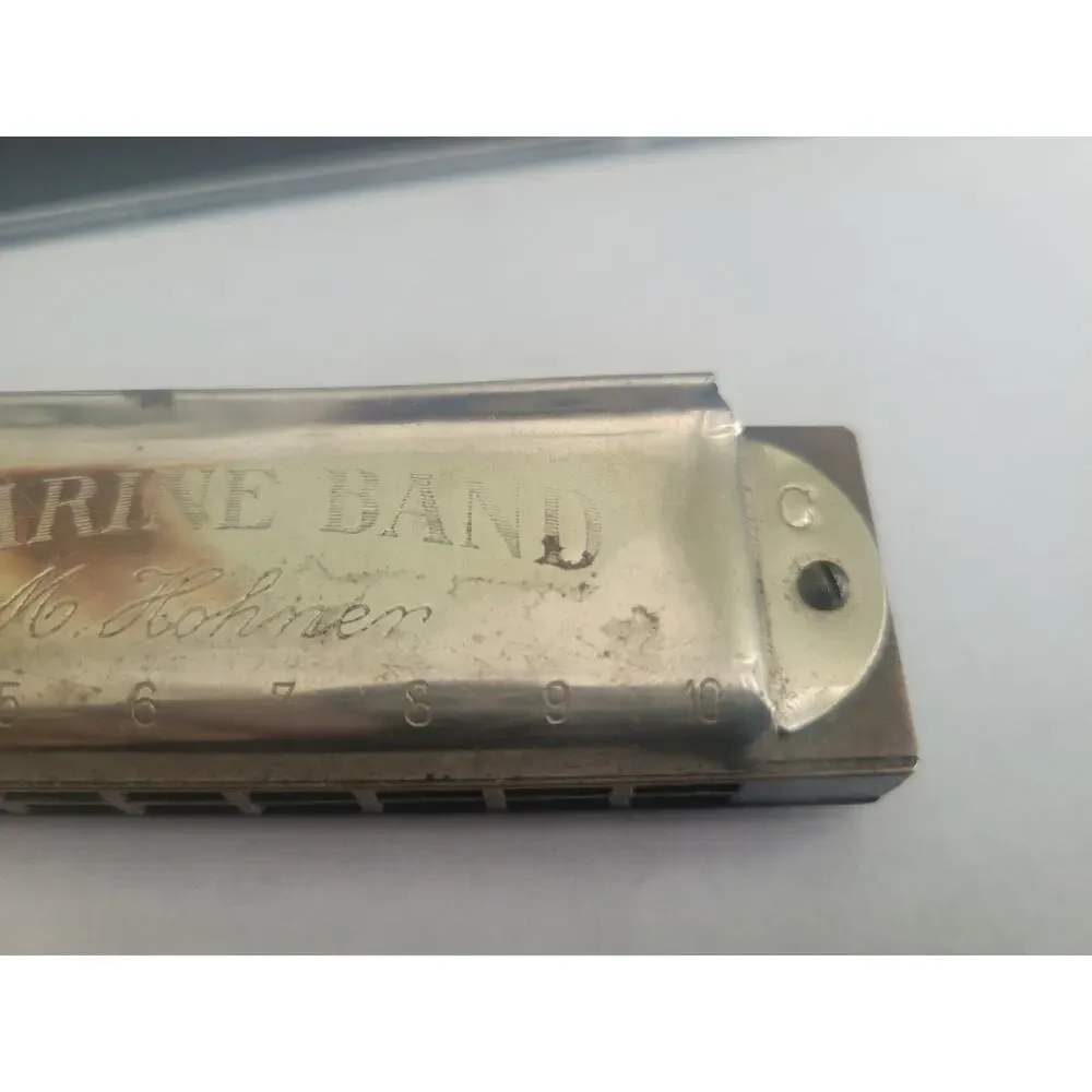 Vintage Harmonica Marine Band Made By Hohner Germany Key Of C - Picture 7 of 12